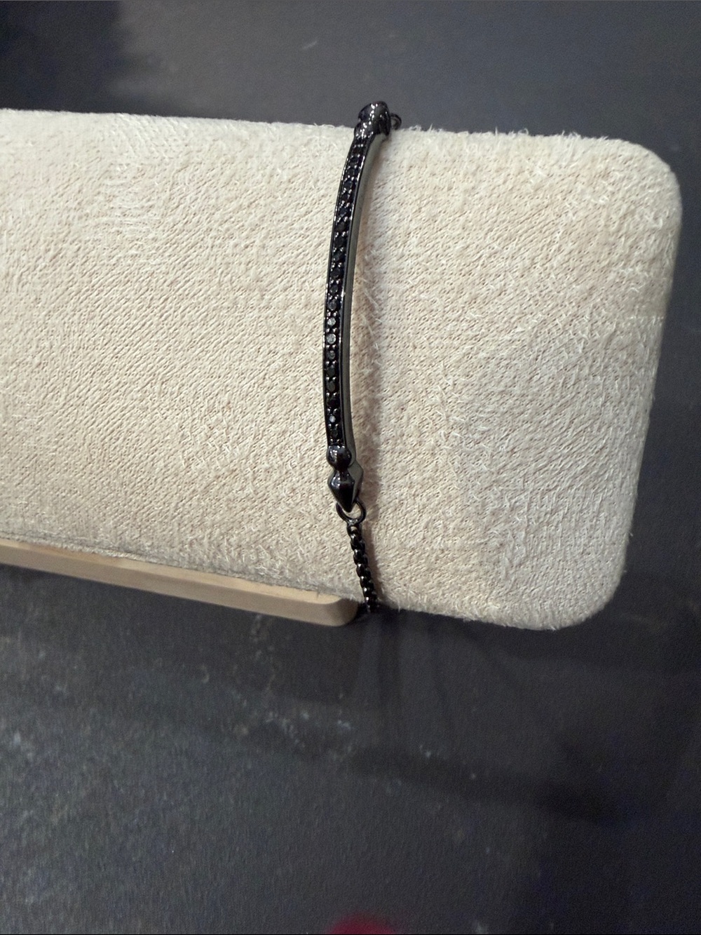 Kendra Scott Ott Adjustable Chain Bracelet in Gunmetal